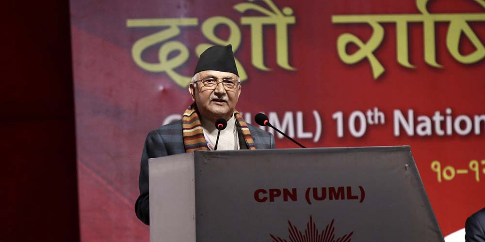 ‘सर्वसम्मत’ र ‘निर्विकल्प’  हुने ओलीको इच्छा पूरा भएन, अध्यक्षमा भीम रावलसँग प्रतिस्पर्धा गर्दै 
